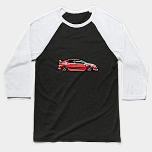 Honda Civic Type R Car T-Shirt Baseball T-Shirt